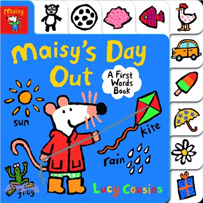 Maisy's Day Out: A First Words Book(硬頁書)(美國版)