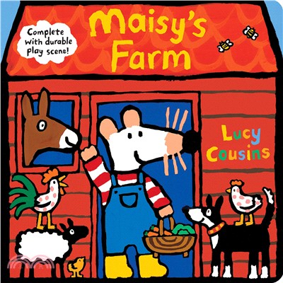 Maisy's House/Farm/Preschool/Goes Shopping 場景遊戲書 (硬頁書)(共4本)