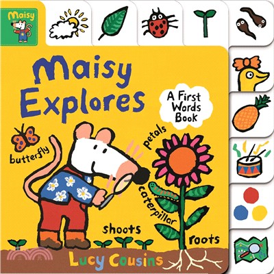 Maisy Explores: A First Words Book (硬頁書)(美國版)