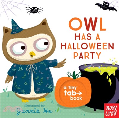 Owl Has a Halloween Party: A Tiny Tab Book (硬頁書)