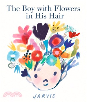 The boy with flowers in his hair