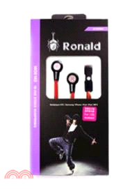【Ronald】內耳式耳機麥克風MOE143-黑