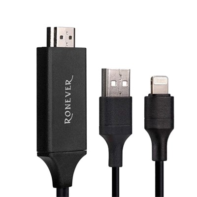 【Ronever】HDMI 二合一影音轉接線 IOS