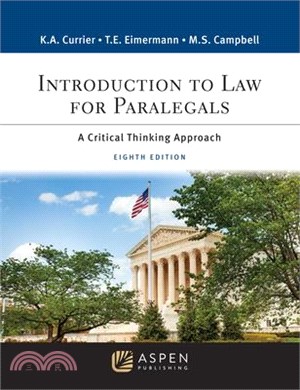 Introduction to Law for Paralegals: A Critical Thinking Approach