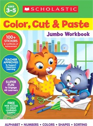Color, Cut & Paste Jumbo Workbook
