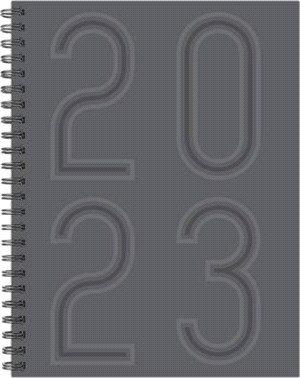 Classic Charcoal 6.5 X 8.5 Softcover Weekly Planner