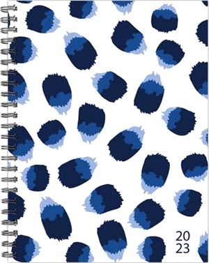 Wild Navy Dot 6.5 X 8.5 Softcover Weekly Planner