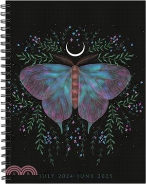 Mystic Butterfly Academic July 2024 - June 2025 6.5 X 8.5 Softcover Planner