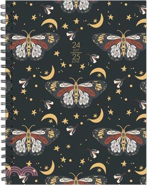 Butterfly Moon Academic July 2024 - June 2025 6.5 X 8.5 Softcover Planner