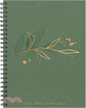 Ivy Green Academic July 2024 - June 2026 6.5 X 8.5 Softcover Planner