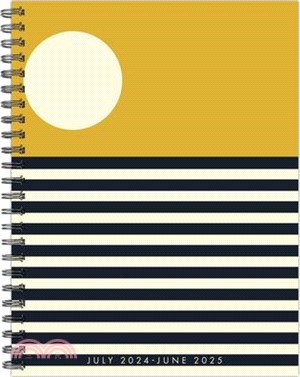 Modern Sunset Academic July 2024 - June 2026 6.5 X 8.5 Softcover Planner