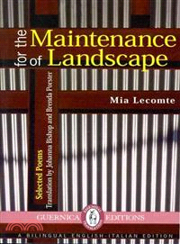 For the Maintenance of Landscape