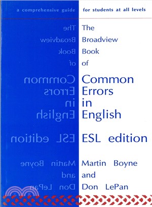 The Broadview Book of Common Errors in English ― An Esl Guide