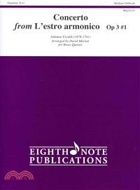 Concerto From L'estro Armonico, Op. 3, No. 1—For Brass Quintet: Medium-Difficult