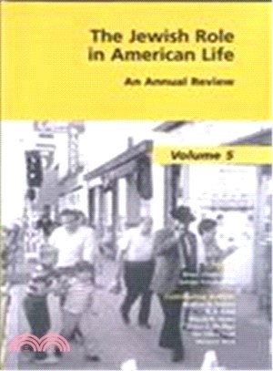 The Jewish Role in American Life ― An Annual Review