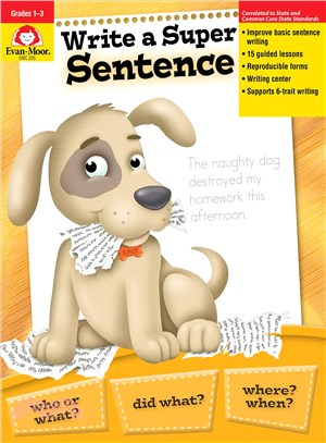 Write a Super Sentence, Grade 1-3