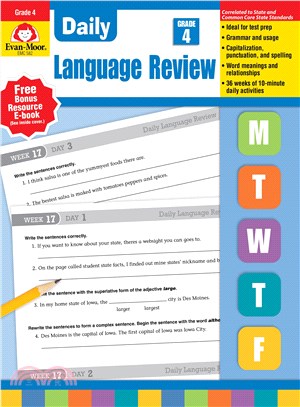 Daily Language Review (2015 revised edition), Grade 4 Teacher Edition