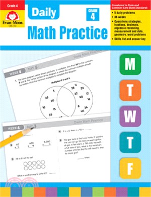 Daily Math Practice, Grade 4 - Teacher Edition (2014 revised edition)