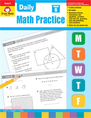 Daily Math Practice, Grade 6 - Teacher Edition (2014 revised edition)