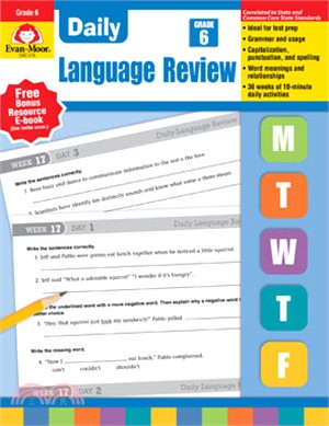 Daily Language Review (2015 revised edition), Grade 6 Teacher Edition