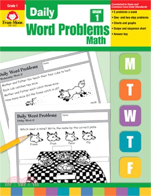 Daily Word Problems - Math, Grade 1 - Teacher Edition