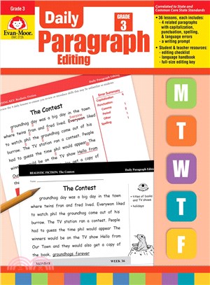 Daily Paragraph Editing, Grade 3 - Teacher Edition