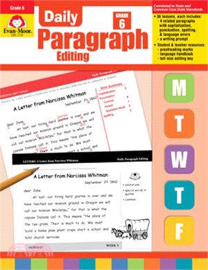 Daily Paragraph Editing, Grade 6 - Teacher Edition