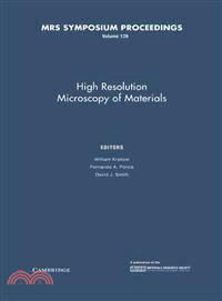 High Resolution Microscopy of Materials：VOLUME139