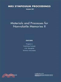 Materials and Processes for Nonvolatile Memories：VOLUME997