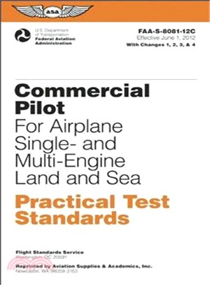 Commercial Pilot Practical Test Standards for Airplane Sel, Mel, Ses, Mes ─ Faa-s-8081-12c: Effective June 1, 2012: With Changes 1, 2, & 3