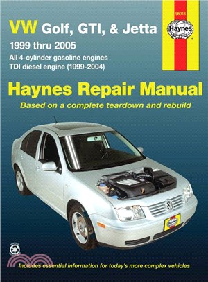 VW Golf, GTI, & Jetta, 1999 Thru 2005 Automotive Repair Manual