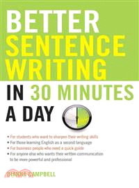 Better Sentence-Writing in 30 Minutes a Day