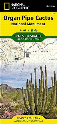 National Geographic Trails Illustrated Map Organ Pipe Cactus National Monument ― Arizona