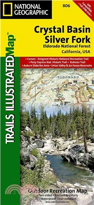 National Geographic Trails Illustrated Map Crystal Basin / Silver Fork / Eldorado National Forest ― California