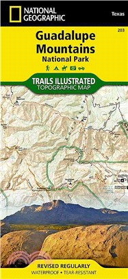 National Geographic Trails Illustrated Map Guadalupe Mountains National Park Texas, USA ― Outdoor Recreation Map