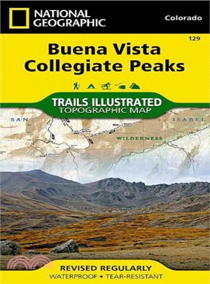 National Geographic Trails Illustrated Map Buena Vista / Collegiate Peaks ― Colorado