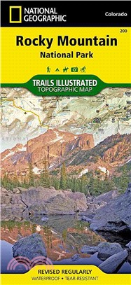 National Geographic Trails Illustrated Map Rocky Mountain National Park