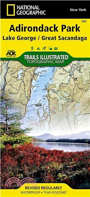 National Geographic Trails Illustrated Map Lake George / Great Sacandaga Lake, Adirondack Park