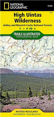 National Geographic Trails Illustrated Map High Uintas Wilderness ― Utah
