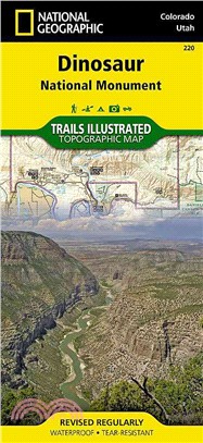National Geographic Trails Illustrated Map Dinosaur National Monument ― Colorado
