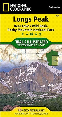 National Geographic Trails Illustrated Map Longs Peak ─ Colorado