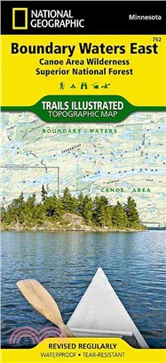 National Geographic Boundary Waters Canoe Area Wilderness East ― Trails Illustrated Map, Superior National Forest Minnesota, USA