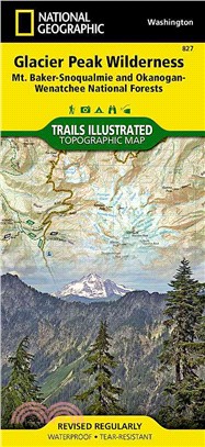 National Geographic Trails Illustrated Map Glacier Peak Wilderness (Mt. Baker-snoqualmie and Okanogan-wenatchee National Forests) ― Washington