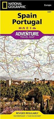 National Geographic Adventure Map Spain, Portugal