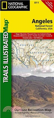 National Geographic Angeles National Forest Map ― Trails Illustrated Other Rec. Areas