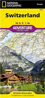 National Geographic Switzerland Map ― Travel Maps International Adventure Map