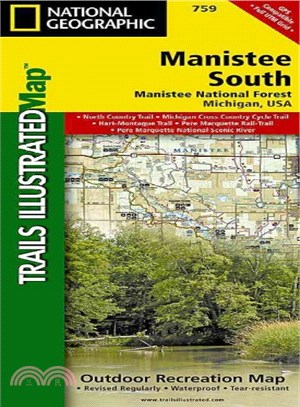 National Geographic Manistee South (Manistee National Forest) Map ― Trails Illustrated Other Rec. Areas