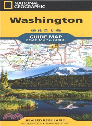 National Geographic Washington ― Guide Map, Road Map & Guide