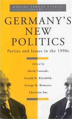 Germany's New Politics ― Parties and Issues in the 1990s