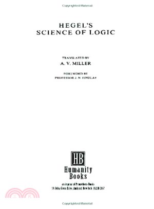 Hegel's Science of Logic